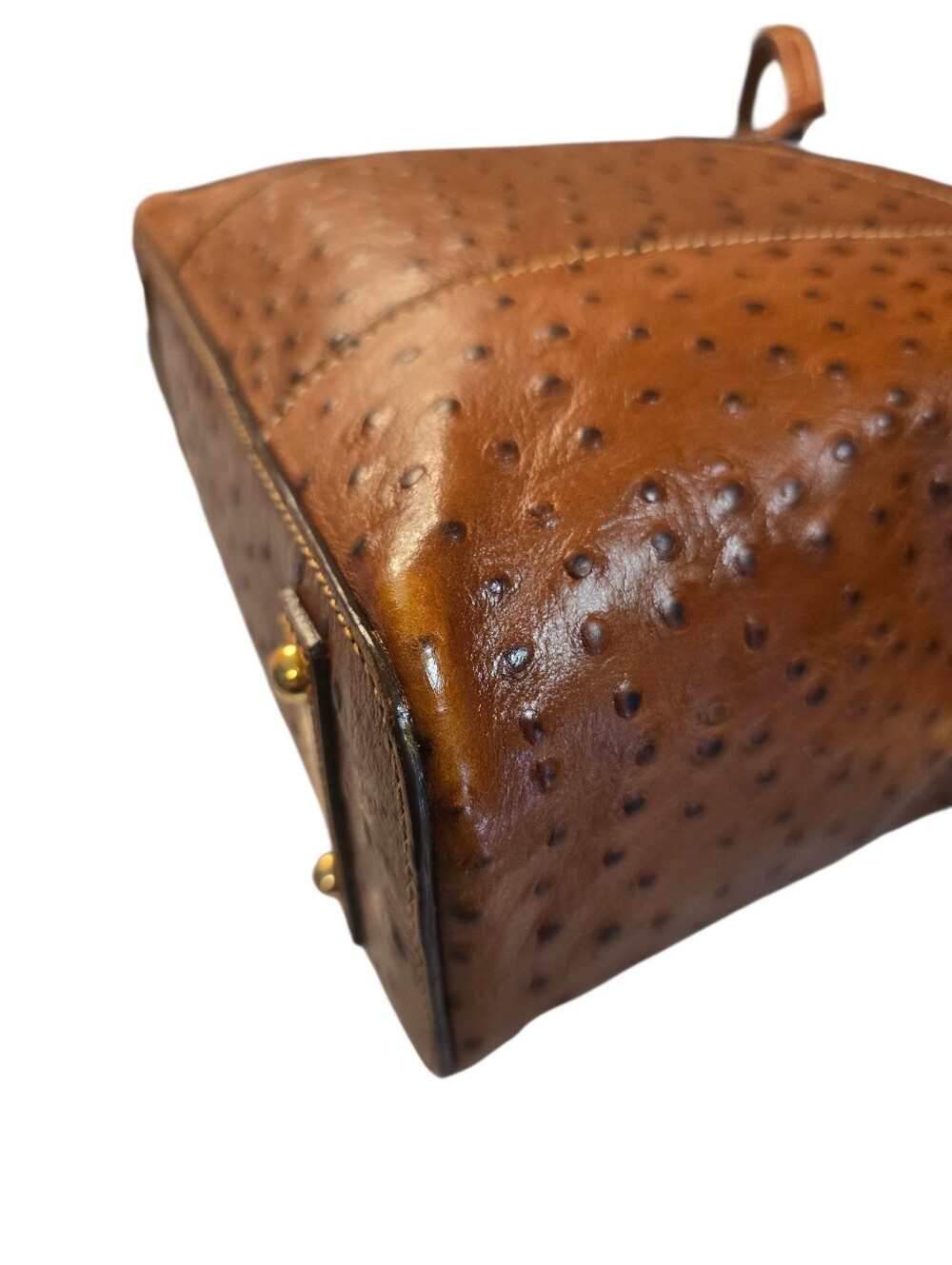 Dooney & Bourke Lexington tote features embossed ostrich leather. - Picture 9 of 11